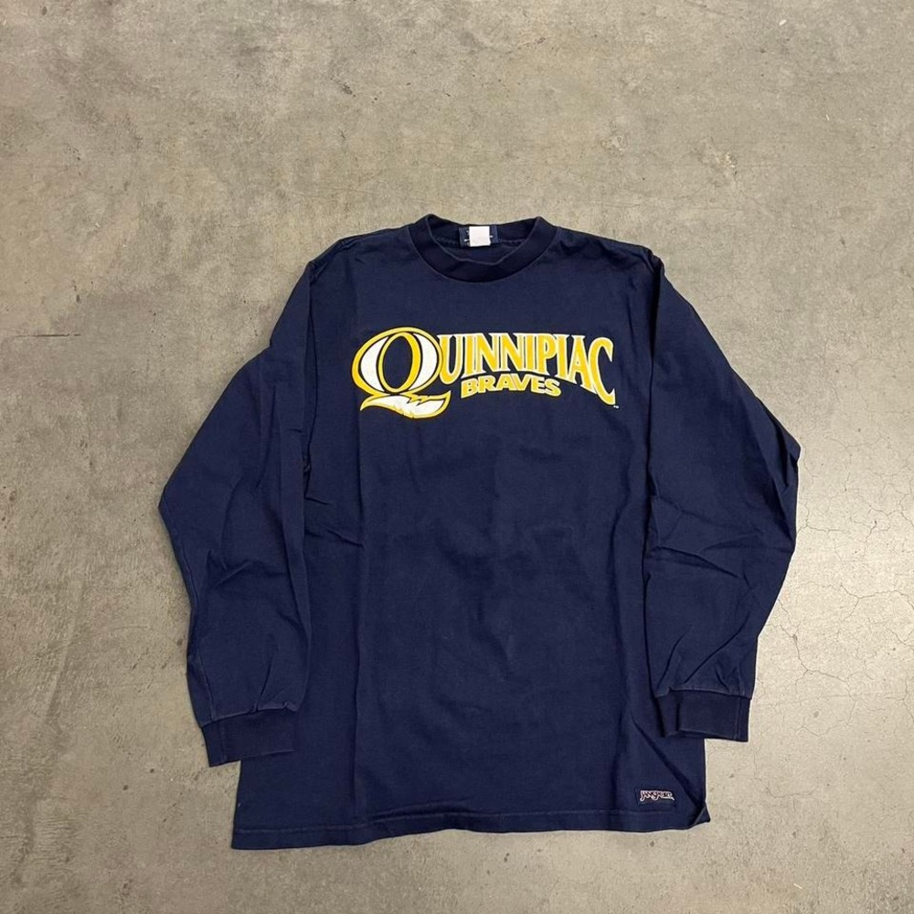 Vintage USA made Quinnipiac long‎ sleeve shirt